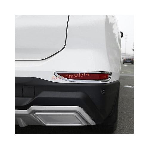 2PCS ABS Outer Rear Fog Light Lamps Cover Trim for Chevrolet Equinox 2018