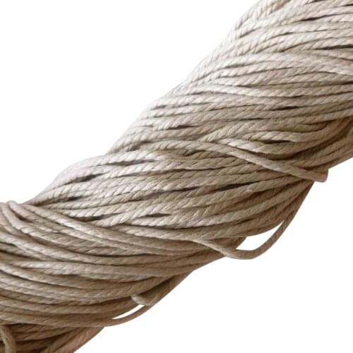 19 Colors Wholesale 10 Meter Waxed Cotton Beading Cord Rope 2mm For Bracelet Necklace DIY Craft Jewelry Accessories