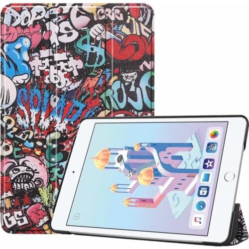 Nice Cute Printing Case for iPad Mini 5 Cover Stand Holder Mini5 Protector iPadMini Mini 4 Shell Capa Casing