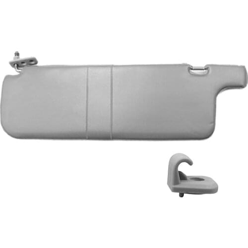 Front Interior Sunvisor Sun Visor with Hook Clip for Mitsubishi Pajero Montero Shogun MKII V31 V32 V33