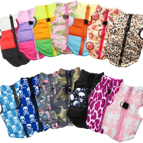 Warm Dog Clothes For Small Dog Windproof Winter Pet Dog Coat Jacket Padded Clothes Puppy Outfit Vest Yorkie Chihuahua Clothes 05