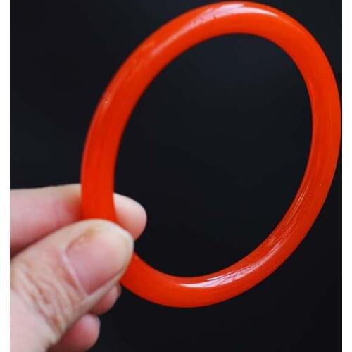 Excellent Natural AAAA Red stone sardonyx womens jewelry round gift bracelet AAAAAAAA Free shipping