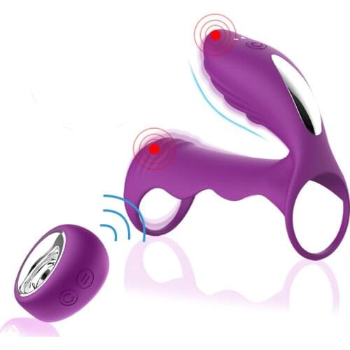 Penis Vibrating Clitoral G-Spot Vibrators Stimulator Sex Toys Wireless Remote Control For Women Delayed Ejaculation