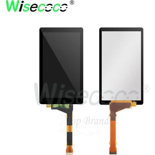 Wisecoco LS055R1SX04 For Photon Wanhao D7 Light-Curing 3d Printer LCD Display + protector Film+Glass KLD 1260 1268 LCDs Screen