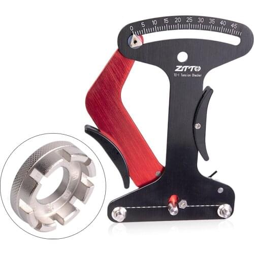 ZTTO CNC Bicycle Tool Spoke Tension Meter Bicycle Wheel Spoke Checker Suitable For Mountain Bike Road Reliable Indicator Accurat
