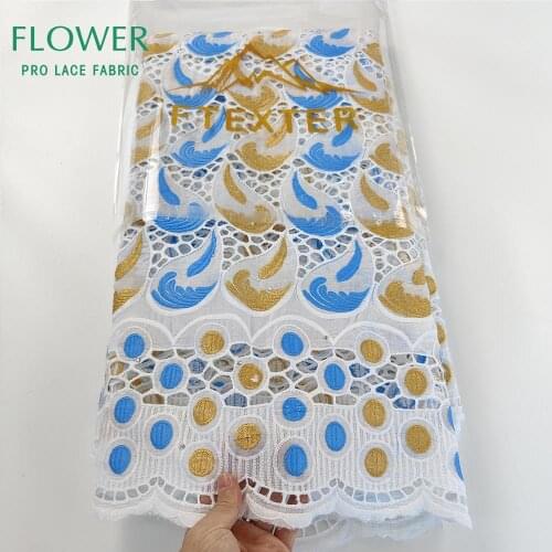 2020 Unique Design Guinea Guipure Dry Lace Fabric With Rhinestones Ankara For Lady Wedding Dress 100% Cotton Swiss Voile Laces