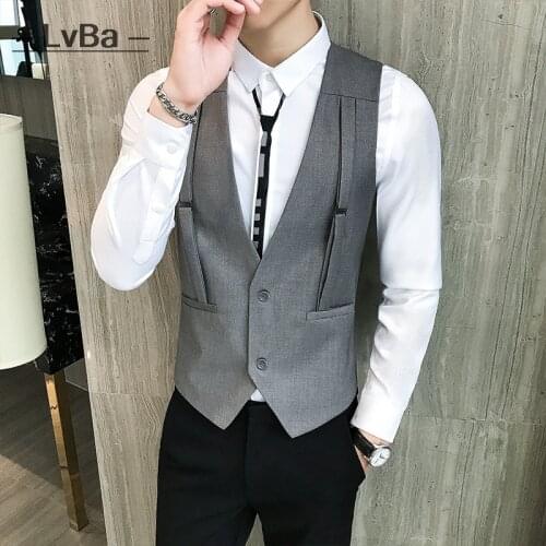2020 New Gallus Design men vest fashion brief wedding dress suit vest business casual mens waistcoat sleeveless gilet man