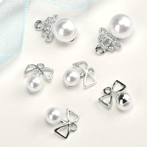 50pcs/lot rhinestone core decoration Imperial crown shape alloy floating locket charms diy jewelry earring pendants accessory