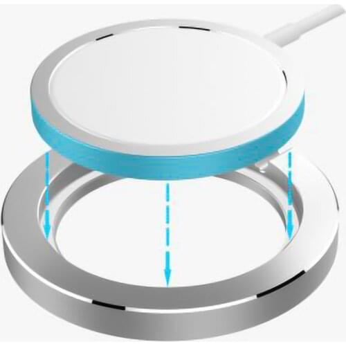 Aluminum Non-Slip Mat Case Cover For MagSafe Charger Stand,Magnetic Charging Bracket Base For IPhone 12/12 Mini/12 Pro/12 ProMax