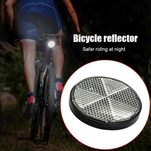 Car Motorcycle Bicycle Reflector Rim Reflectors Biking Portable Cycling Light Reflective Safety Dustproof Cycling Parts