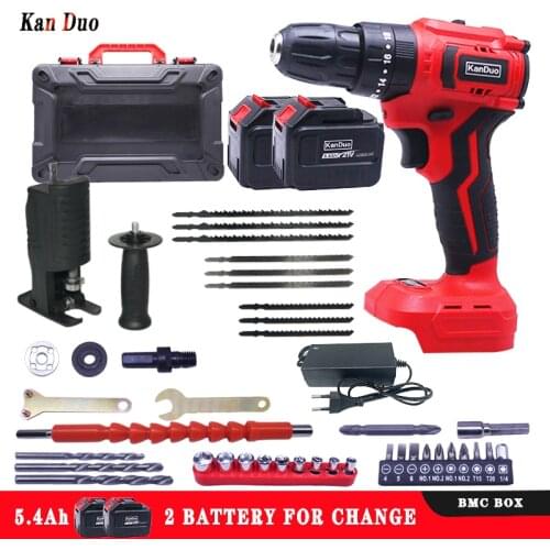 Mini cordless brushless electric drill Cordless screw driver Brushless lithium screw driver Compatible with makita18v battery