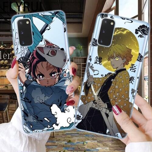 Kamado Nezuko Kimetsu No Yaiba Demon Slayer Phone Case For Samsung S9 S10 S20 S21 FE Plus Ultra S10E Note 10 20 Lite Pro Cover