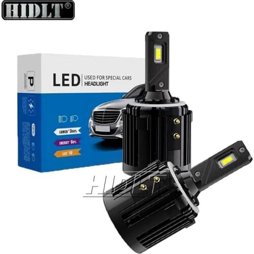 HIDLT 2PCS High Bright CSP Chips H7 LED Headlights H7 Low Beam LED Auto Light 72W White LED H7 Canbus Bulb For Golf 6 Golf 7