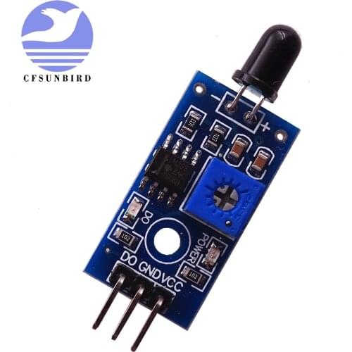 IR Flame Sensor Module Detector Smartsense For Temperature Detecting Suitable