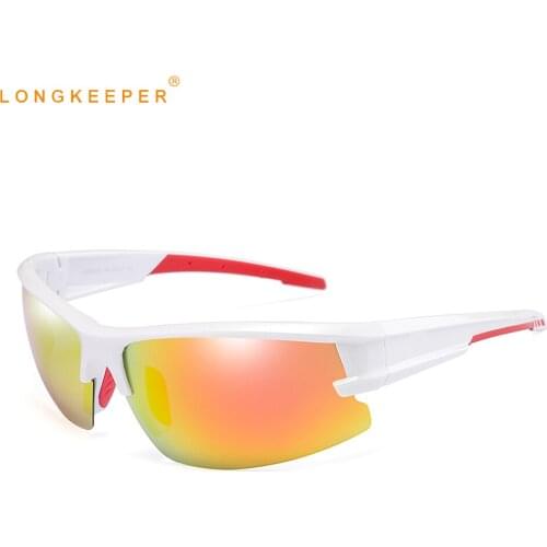 Brand Design Polarized Sunglasses Men Fashion Vintage Semi Rimless Sport Driving Sun Glasses Male Mirror Shades UV400 Oculos