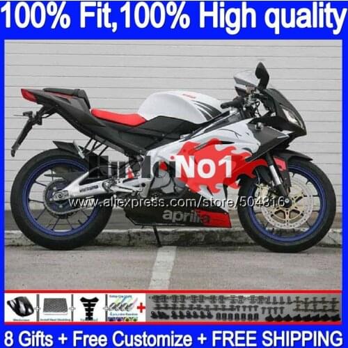Injection For Aprilia RS 125 RS125R RSV125 R White Black 35MC.64 RS-125 2012 2013 2014 2015 2016 RS125 12 13 14 15 16 Fairings