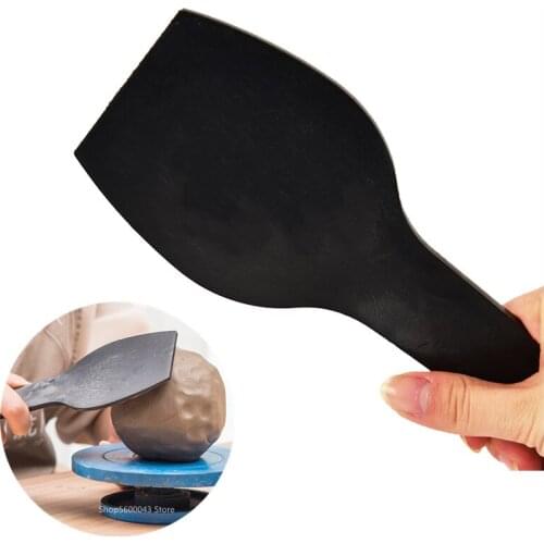 Pottery Tool Plastic Clapper Black Trowel Clay Clapper Kneading Mud / Shoveling Mud Sculpture Auxiliary Tool Modeling Tool