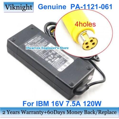 Genuine 02K7085 PA-1121-061 16v 7.5a ac power adapter for Ibm 2878 2388 THINKPAD G40 G41 ANYPLACE KIOSK 4838-330 charger