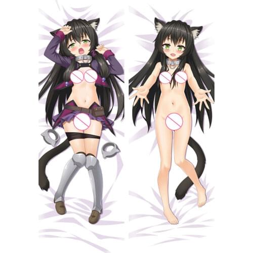 Hot Anime Pillow Case Uniform Online Decorative Pillow Cover Sexy Girl Life- Sized Body Hugging Pillow Case
