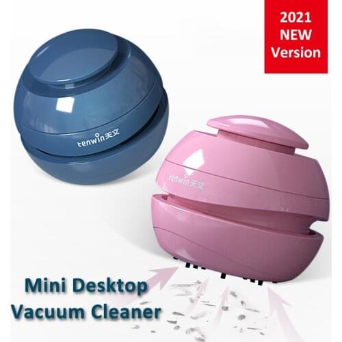 Tenwin Portable MIni Desktop Vacuum Cleaner Office classroom For School Office Home Desk Dust