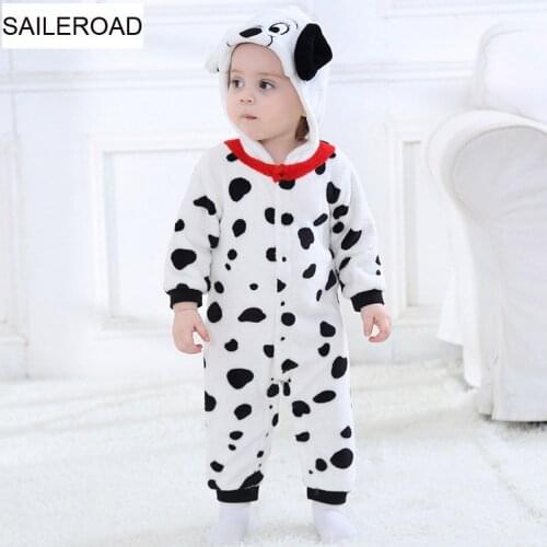 SAILEROAD Cartoon Flannel Sleep Gown Child Animals Dog Pajamas Baby Nightwear Boys Girls Jumpsuit Kigurumi Outfits Crawling suit