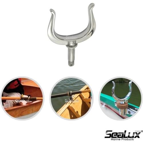 Sealux Marine Grade Stainless Steel Oarlock open end for 1/2" socket Marine Yacht Boat Fishing Accessory