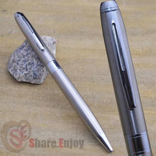 BALLPOINT PEN JINHAO 031 ELEGANT COMPLETE STAINLESS STEEL THIN