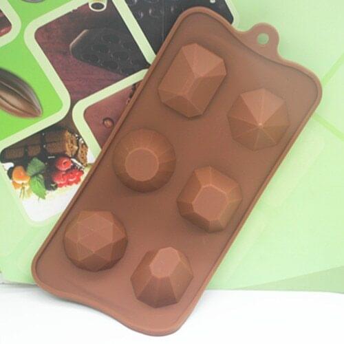 Silicone mold 22.5*10.6*3CM Gem shape chocolate mold ice mould Fondant cake mould Baking ware Free shipping