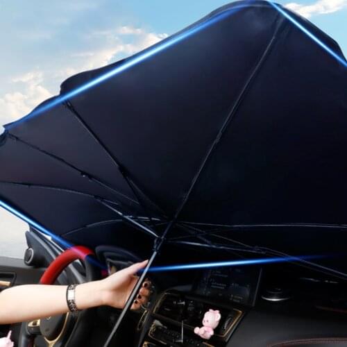 Universal Foldable Car SUV Windshield Sun Shade Umbrella UV Cover Sunshade Insulation Front Window Protection Accessories