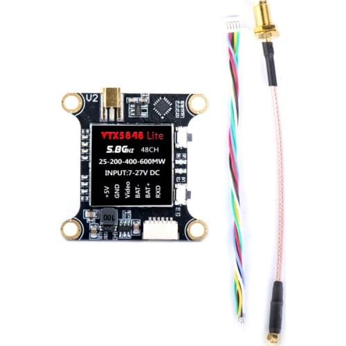 VTX5848 LITE 48CH 5.8G 25/100/200/400/600mW Switchable FPV RC Drone VTX Video Transmitter Module OSD Control
