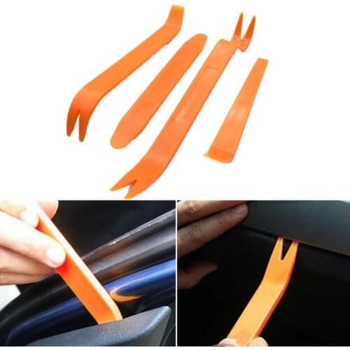 1/4Pcs Portable Auto Car Radio Panel Door Clip Panel Trim Dash Audio Removal Installer Pry Kit Repair Tool Pry Tool Hand Tools