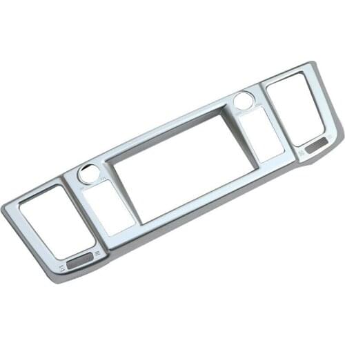 1PCS For Toyota RAV4 RAV 4 2014- 2019 ABS Matte Chrome Air Conditioner Middle Central Outlet Vent Accessories Moulding Trim