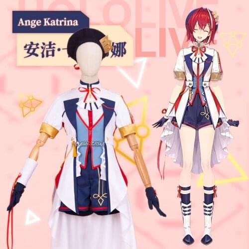 2021 Virtual VTuber Rainbow Club Ange Katrina Ange Katrina idol costume girl cosplay costume LL