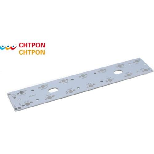 257mm x 47mm Aluminium PCB Circuit Board for 14PCS x 1W,3W,5W LED In Series