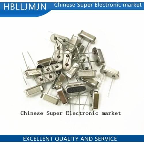 50PCS Crystal Oscillator 3.579545MHz 3.579545 MHz3.579545M Hz 3.579545M Mini Passive Resonator Quartz HC-49S