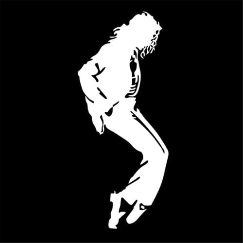 Customizable Colors Michael Jackson Modeling Car Stickers PVC Self-adhesive Waterproof Decal Laptop Auto Motorcycle Decals Decor