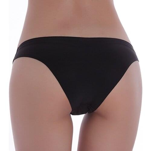 Yasemeen Seamless Low-Rise Womens Sexy Briefs Lady Panties Seamless Cotton Breathable Hollow Briefs Plus Size Girl Underwear