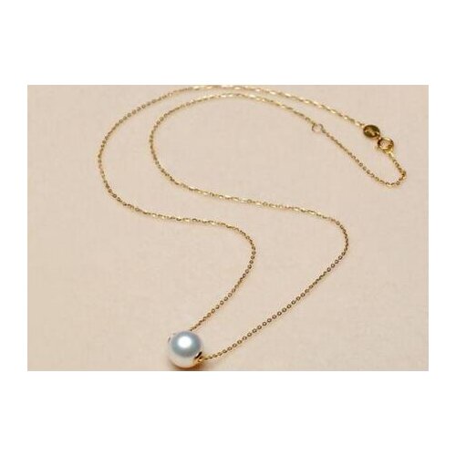 Noble jewelry classisc roung 12-13mm south sea round white pearl necklace