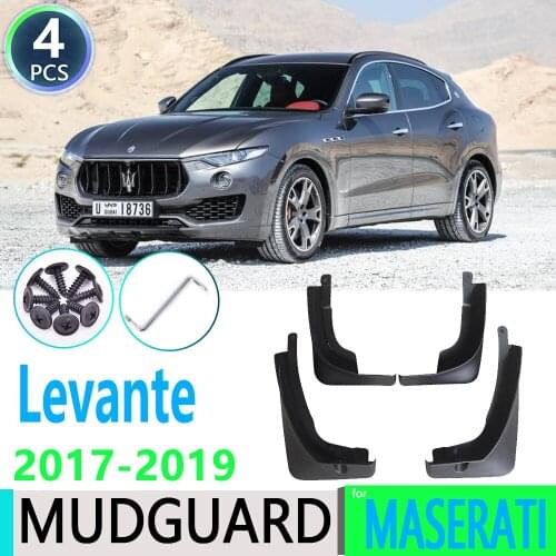 For Maserati Levante SUV 2017 2018 2019 Car Fender Mudguard Mud Flaps Guard Splash Flap Car Accessories