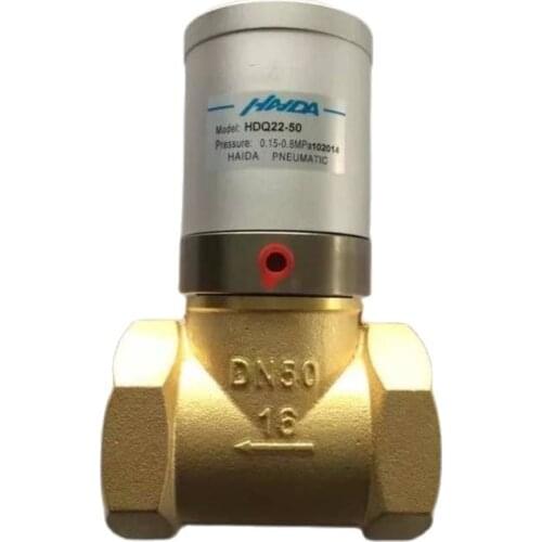 Cylinder pipe valve HDQ22-15 two-position two-way pneumatic valve maximum load 30N