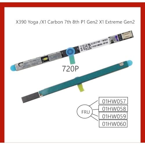 New for Lenovo ThinkPad X1Carbon 7th Gen X390 Yoga P1 Gen2 X1 Extreme Gen2 Webcam Camera FRU 01HW057 01HW058 01HW059 01HW060
