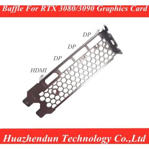 Double-layer Slot Bezel for RTX Series 3080 3090 Founders Edition Graphics Card baffle Bracket free shipping