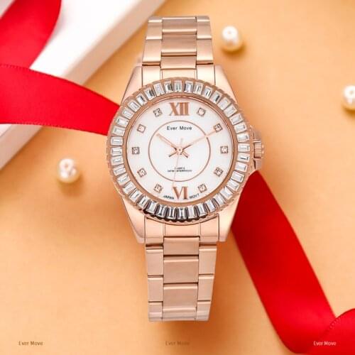 Ever Move Women's Watches With Rhinestones