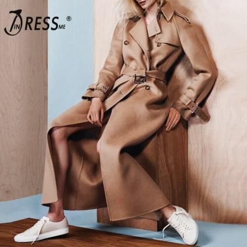 INDRESSME Women's Fashion Raincoats