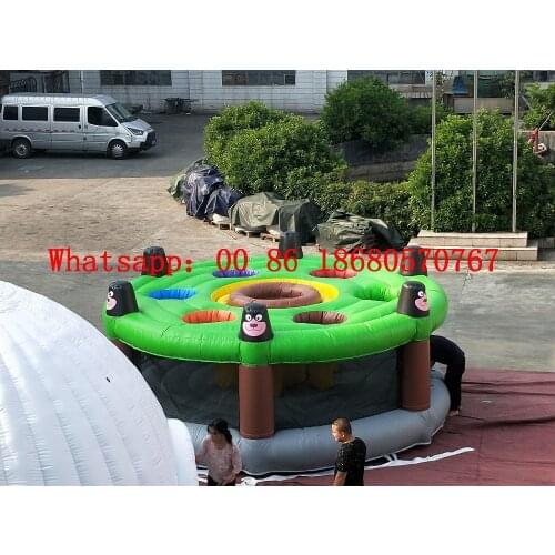 China Guangzhou) Manufacturers sell adult children inflatable games / inflatable hamster / inflatable trampoline