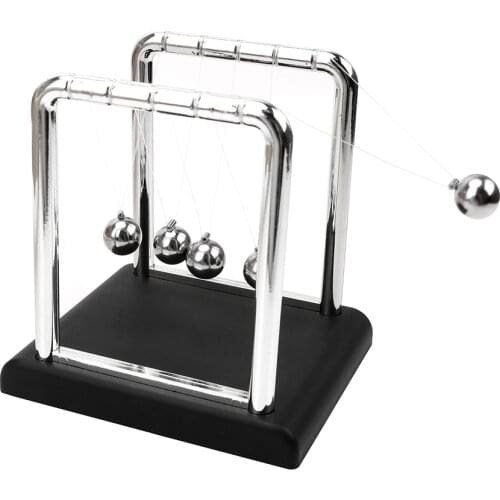 Newtons Cradle Physics Science Pendulum Metal Pendulum Ball Steel Balance Ball Desk Table Decor Newton Ball