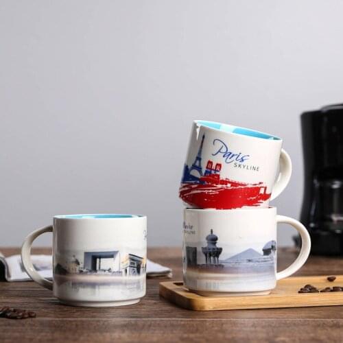 Creativity City Cup USA City Bone Mug Global Collection Ceramic Japan England London ShaiHai BeiJing City Mug For Drinkware