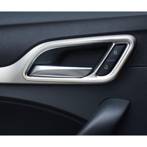 Lsrtw2017 Stainless Steel Car Interior Door Handle Frame Trims for Mg Mg6 2017 2018 2019 2020 Accessories Auto Styling