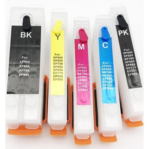 Vilaxh T2621 T26 Refillable Ink Cartridge For Epson T2631 Expression XP 510 600 605 610 615 710 810 XP-600 XP-605 XP-700 XP-800