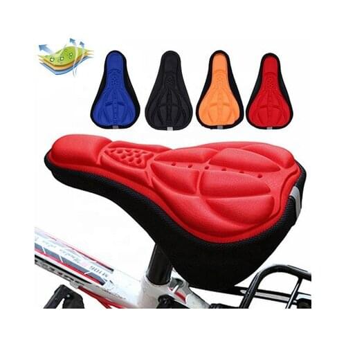 Bicycle Saddle 3D Soft Bike Seat Cover Comfortable Foam Seat Cushion Cycling Saddle for Bicycle Bike Accessories